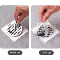 ស្បៃបិទការពារកាកសំណល់ | 10pcs Hair Drain Catcher