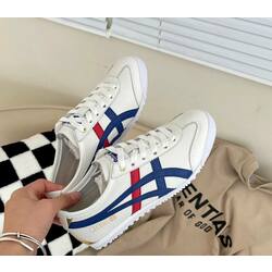Onitsuka Tiger Mexico Sneakers (White & Blue & Red)