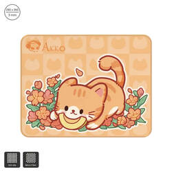 Akko Akko Cat Theme - Orange KATE Mousepad