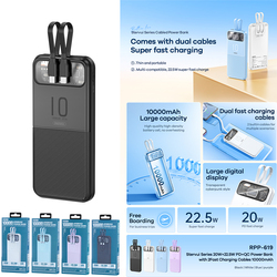 Power Bank Remax RPP-619 (PD/QC) Set(iPhone/TypeC) 10000mAh 9975