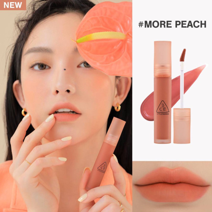 3CE STYLENANDA blur water tint  # MORE PEACH 