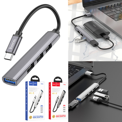 បំបែក USB HOCO HB26 (Type-C to USB3.0+USB2.0*3)