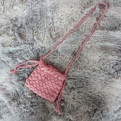 Handmade Crochet Pouch with Body Strap (Soft Yarn)