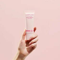 2PCS - AMPLE:N Sloar Shot Peach Tone Up Suncream SPF50+ PA++++