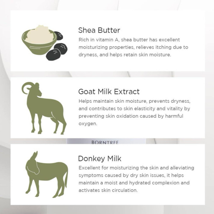 Borntree Gold Milk Steam Cream 