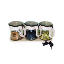 Glass Spice Jar