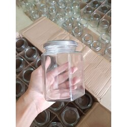 500ml Glass Jar(6 faces)