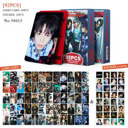 92 Small Cards K-Pop Lngshot New Album Shot Callers Celebrity Photo Cards Stickers Lomo Cards Gift