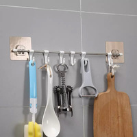 Kitchen Organizer Track Wall Hooks