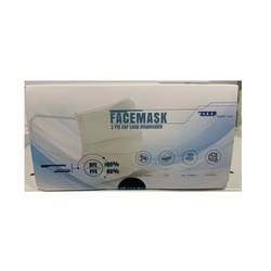 3 Ply Ear Loop Disposable Face Masks