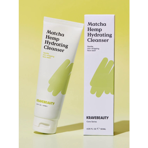 KRAVEBEAUTY Matcha Hemp Hydrating Cleanser 120ml 