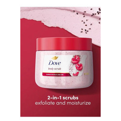 [Dove]Crushed cherries & Chia milk Body Scrub 