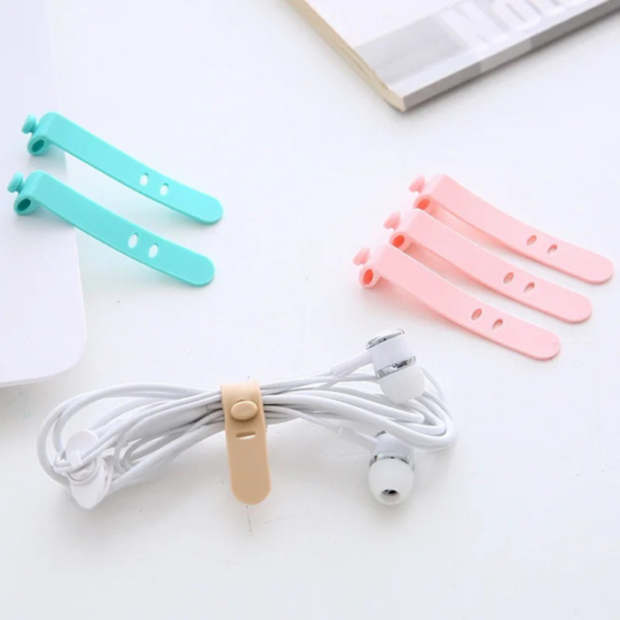 Silicone Cable Tie 16PCS