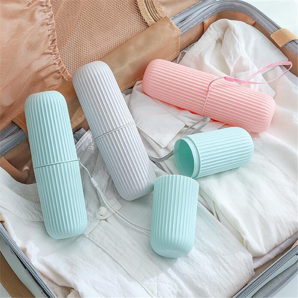 2PCS Toothpaste Toothbrush Protect Holder Case