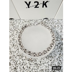 Silver Diamond Cut Bracelet