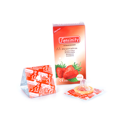 Sensinity Strawberry Condom 12PCS