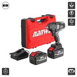 ម៉ូទ័រដោះប៊ូឡុងប្រើថ្ម (W5600) Cordless Impact Wrench 700NM 4AH