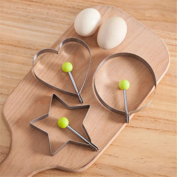 5PCS Stainless Steal Egg Mold
