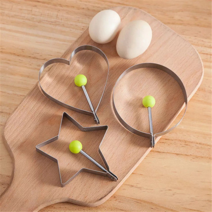 5PCS Stainless Steal Egg Mold