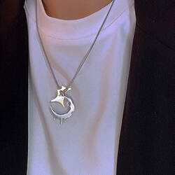 Moon Star Pendant​ Necklace