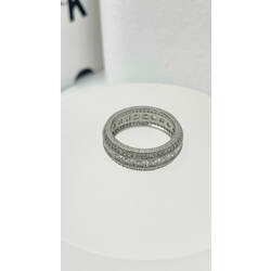 White Gold Lab Eternity Ring