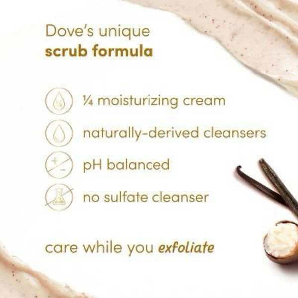 [Dove]Vanilla Sugar & Shea Butter Body Scrub 
