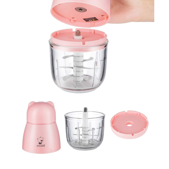 Pink Mini Meat Grinder