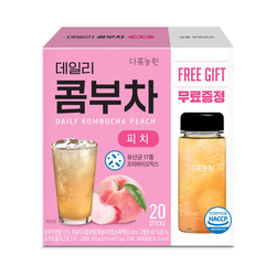 Daily Kombucha Peach 20 Sticks