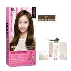 Privia Hair Color Cream 5N Natural Brown