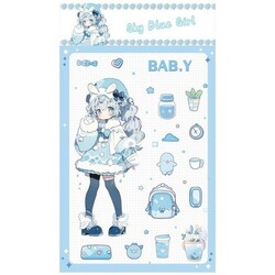Y2K Sweet Cool Girls Cartoon Sticker/1pc