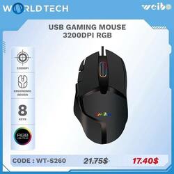 USB GAMING MOUSE 3200DPI RGB