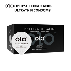 OLO 001 Black Condom 10PCS