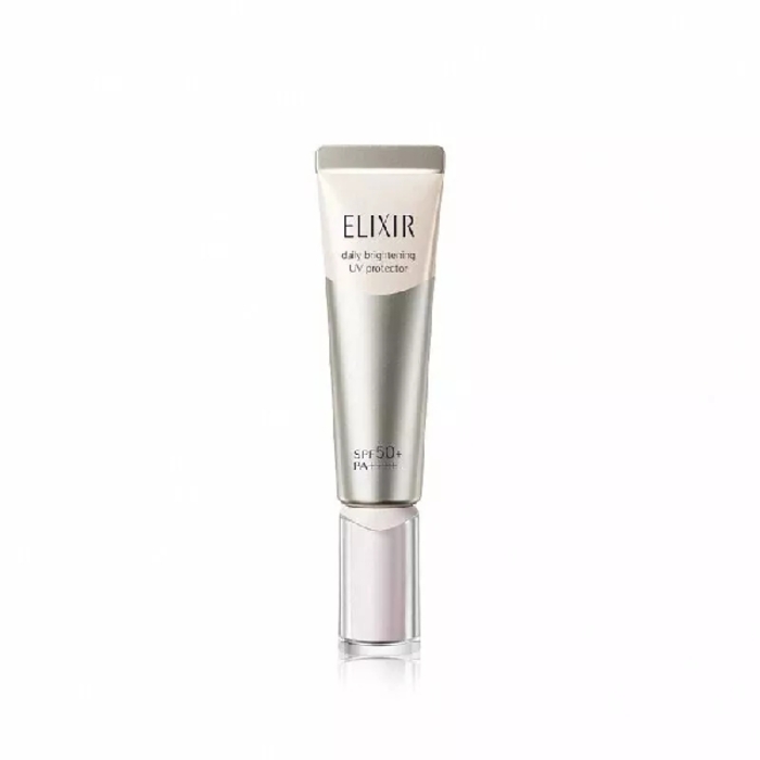 ELIXIR Day Care Revolution Sunscreen by Shiseido-Silver/ឡេលាបមុខការពារកំដៅថ្ងៃ