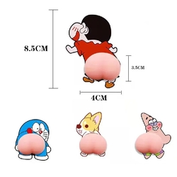 Cell Phone / Car Silicone Sticker 2PCS