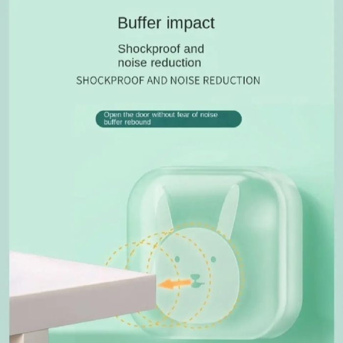 2pcs Silicone Door Stopper 