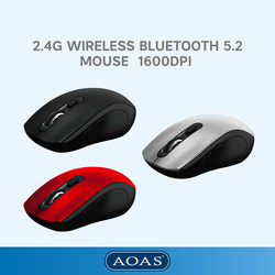 WT-RF2836B	2.4G Wireless  Bluetooth 5.2 Mouse 1600DPI
