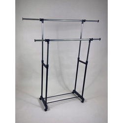 Clothes Rack - Double  (Black) 