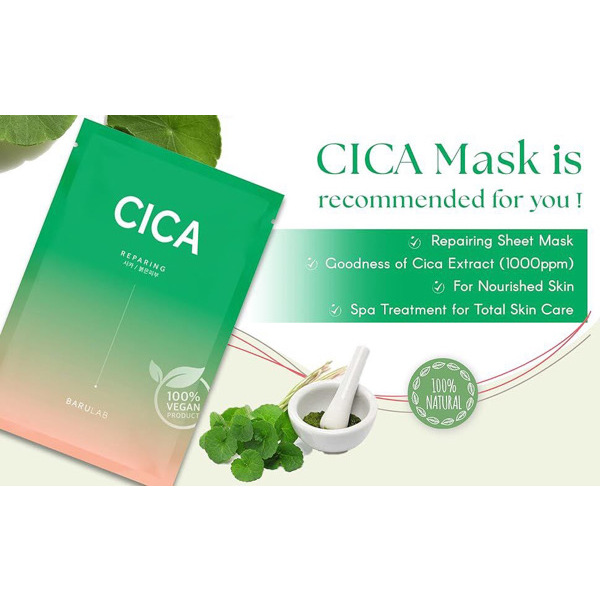 Barulab The Clean Vegan Cica Mask