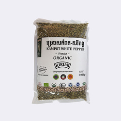 Organic Kirum Kampot White Pepper 1kg