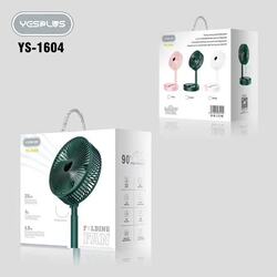 YESPLUS_YS-1604#DESKTOP FOLDING FAN/GREEN/1pc