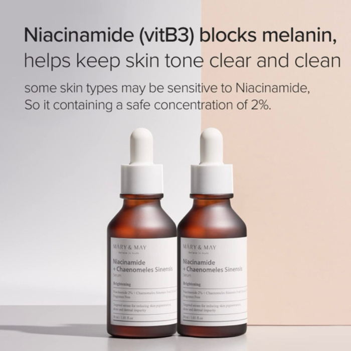 MARY&MAY Niacinamide + Chaenomeles Sinensis Serum 30ml