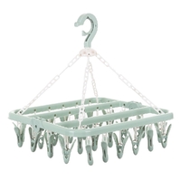 Clothes Hanger 32 Clips 