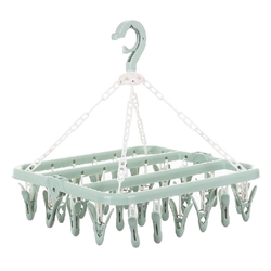 Clothes Hanger 32 Clips 