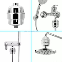 Shower Water Filter Silver