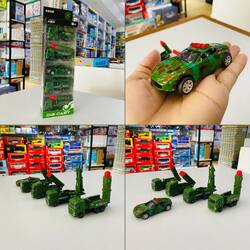 Car Alloy set 5 in 1 military  Green