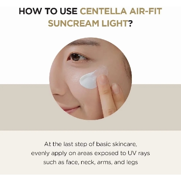 SKIN1004 Madagascar Centella Air-Fit Suncream Light SPF30