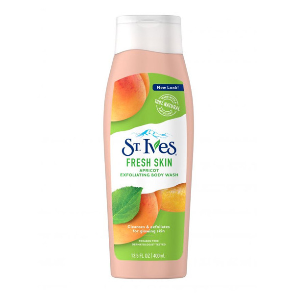 ST. Ives Fresh Skin Apricot Exfoliating Body Wash 400ml