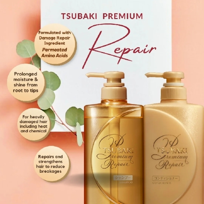 Tsubaki Premium Repair shampoo and Conditioner Set