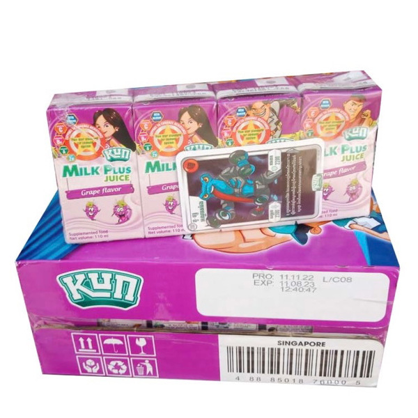 KUN Milk 4 FLAVORS 110ml - 1 Carton