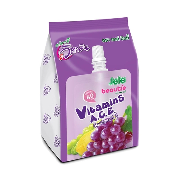 Jele Beautie Jelly Fruit Juice Grape 150g